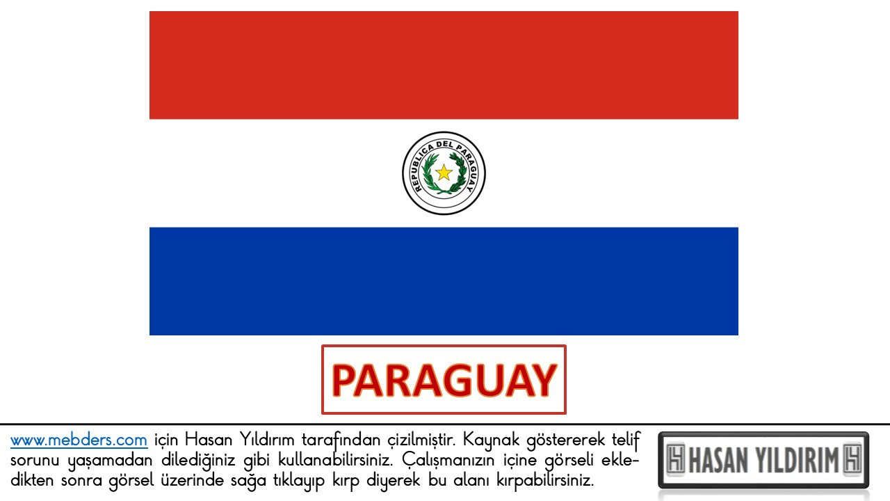 Paraguay Bayrağı PNG