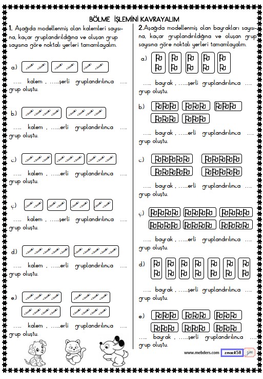 2. Sınıf Matematik Bölme İşlemini Kavrayalım Etkinliği 13