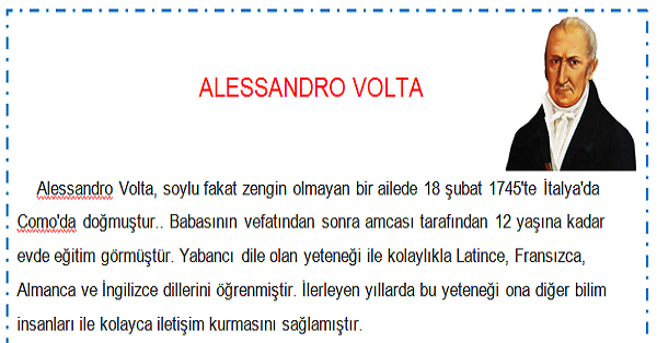 Alessandro Volta Hayatı