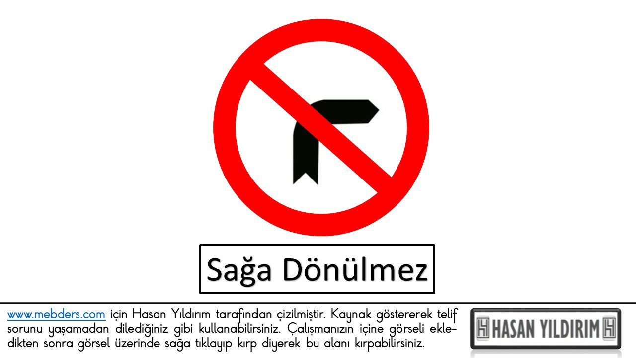 Sağa Dönülmez PNG