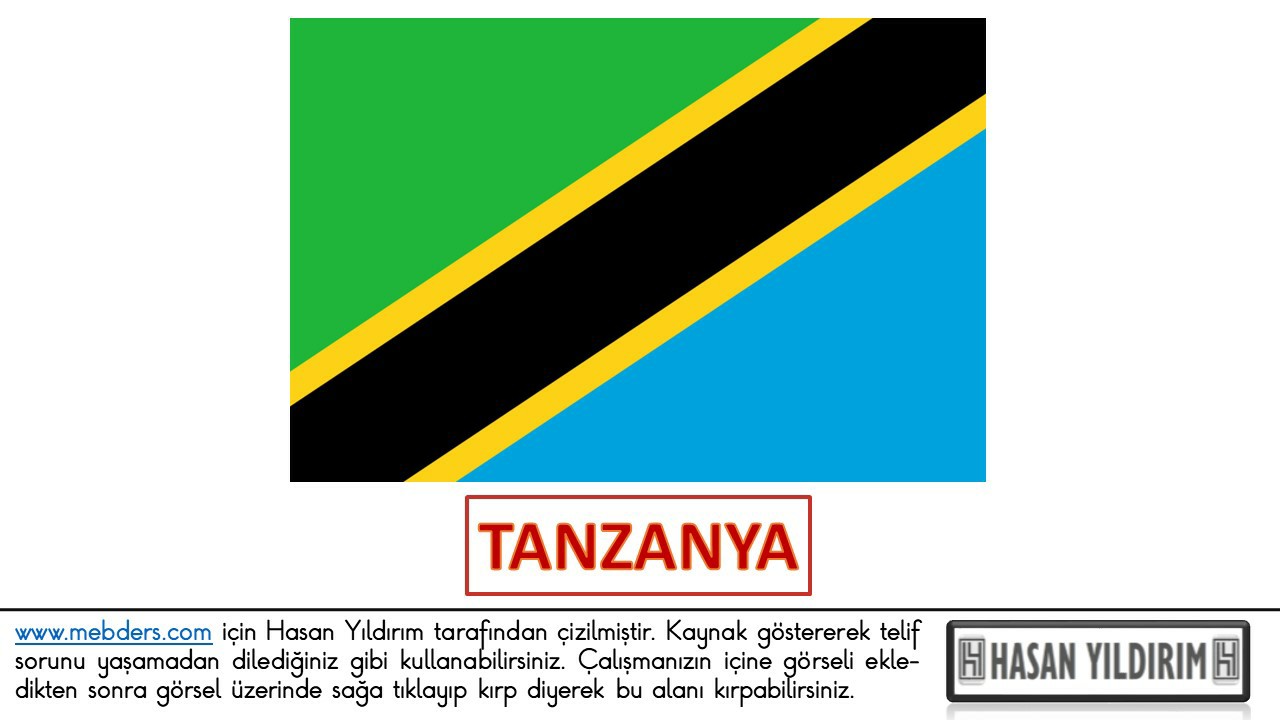Tanzanya Bayrağı PNG