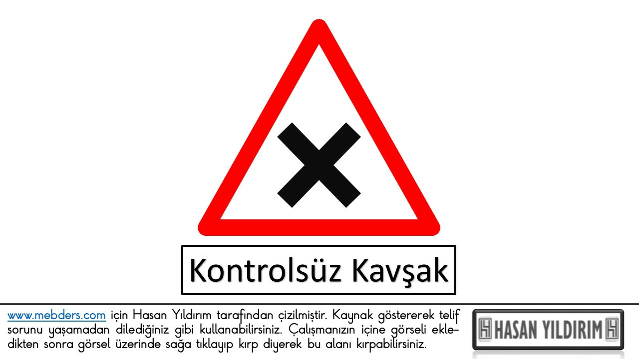 Kontrolsüz Kavşak PNG