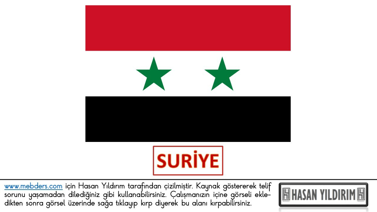 Suriye Bayrağı PNG