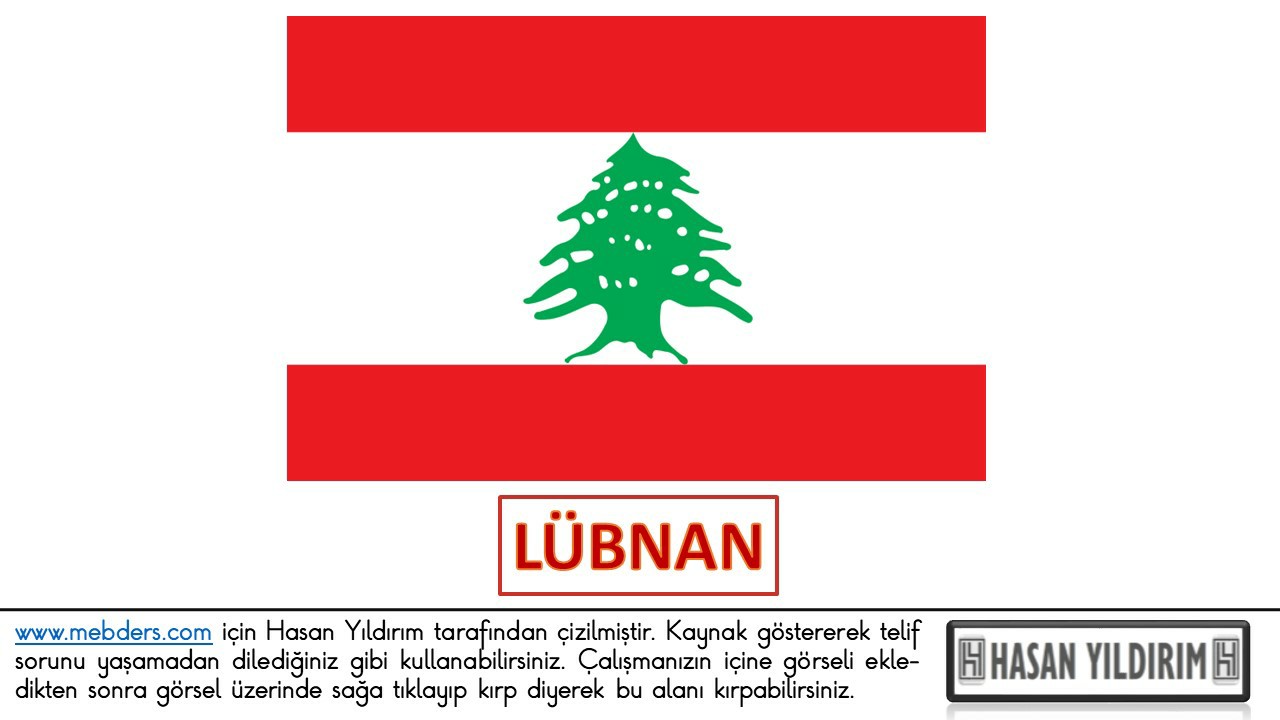 Lübnan Bayrağı PNG