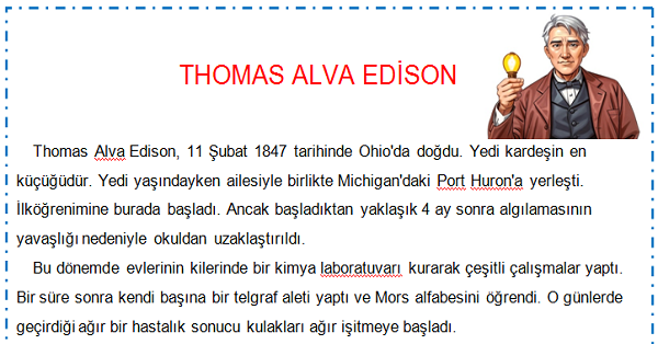 Thomas Alva Edison Hayatı