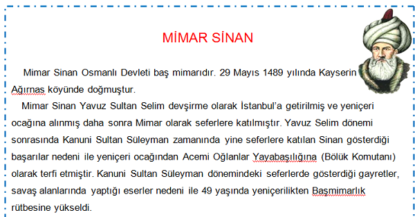 Mimar Sinan Hayatı