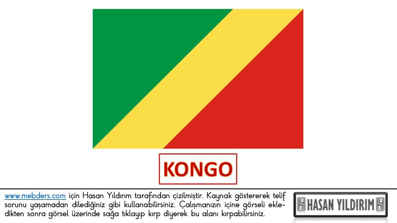 Kongo Bayrağı PNG