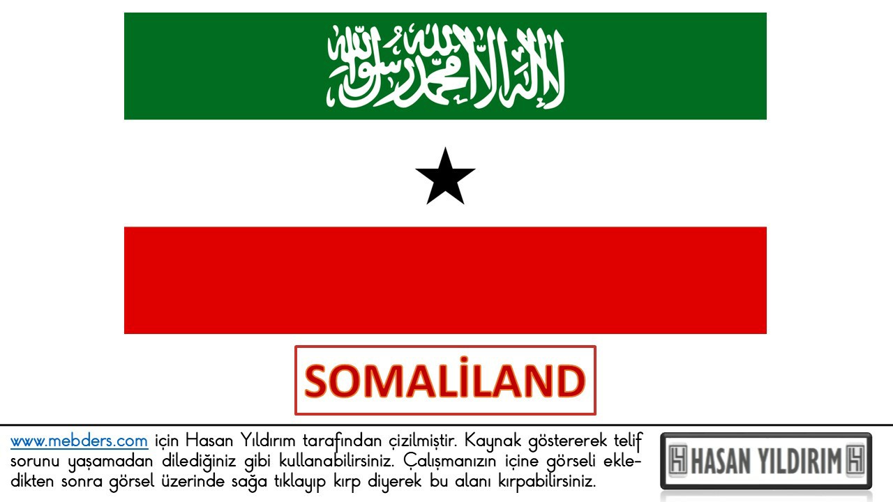 Somaliland Bayrağı PNG