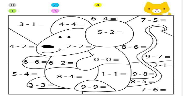 1. Sınıf Matematik Boyamalı Çıkarma İşlemi 2