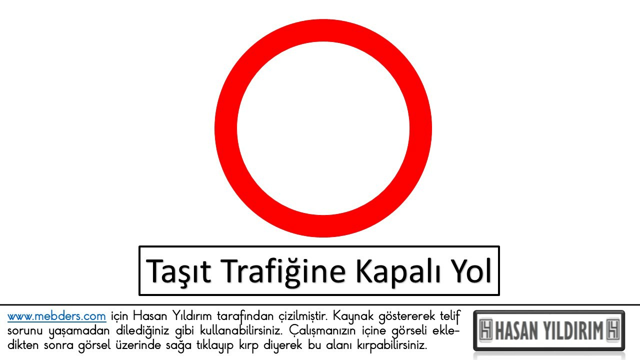 Taşıt Trafiğine Kapalı Yol PNG