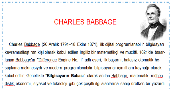 Charles Babbage Hayatı