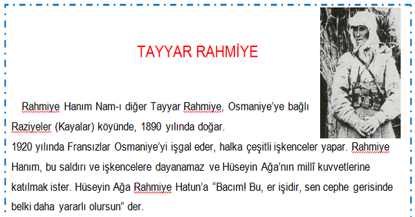 Tayyar Rahmiye Hayatı