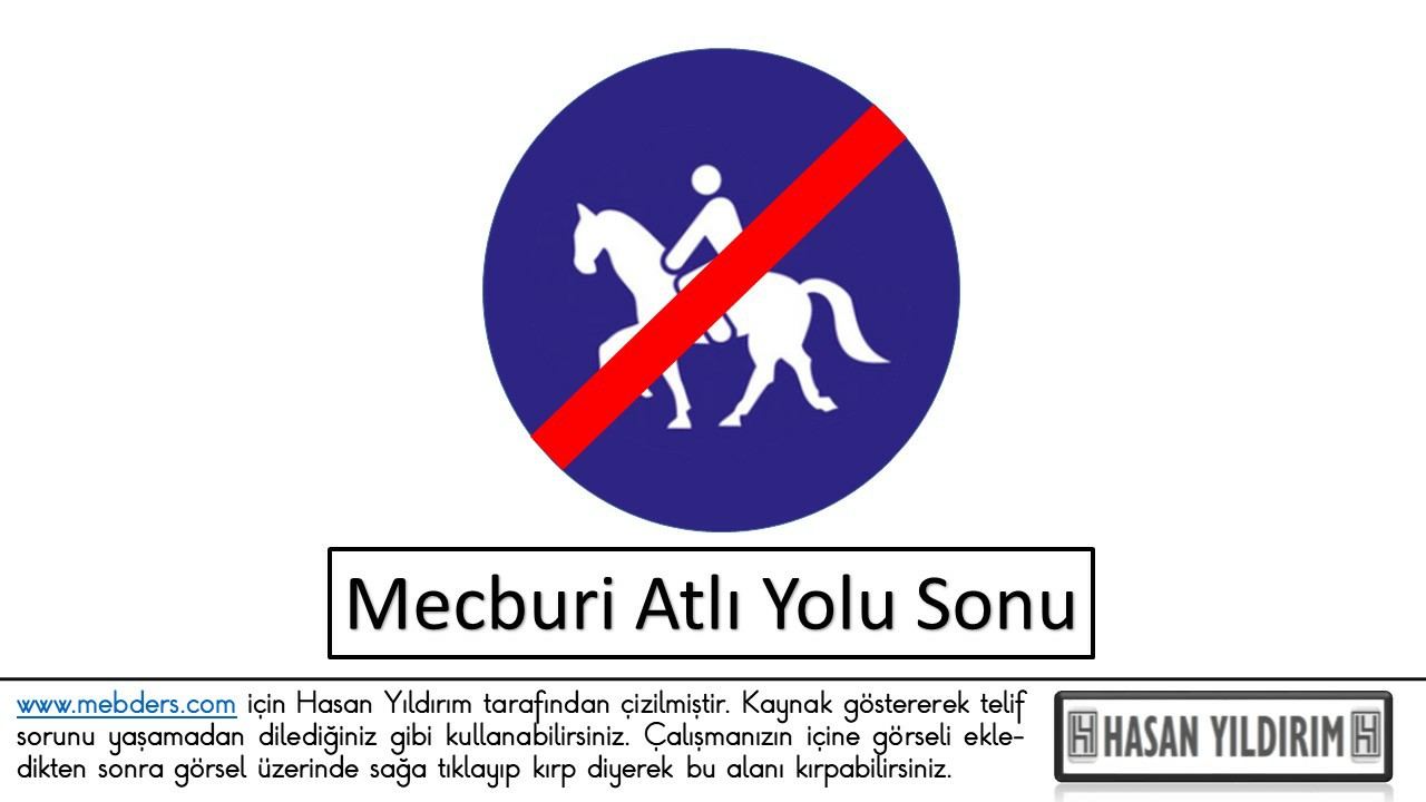 Mecburi Atlı Yolu Sonu PNG