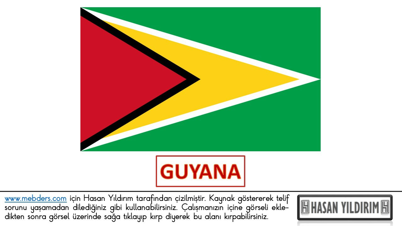 Guyana Bayrağı PNG