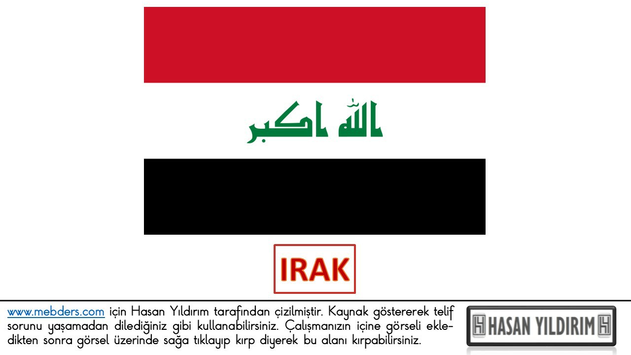 Irak Bayrağı PNG