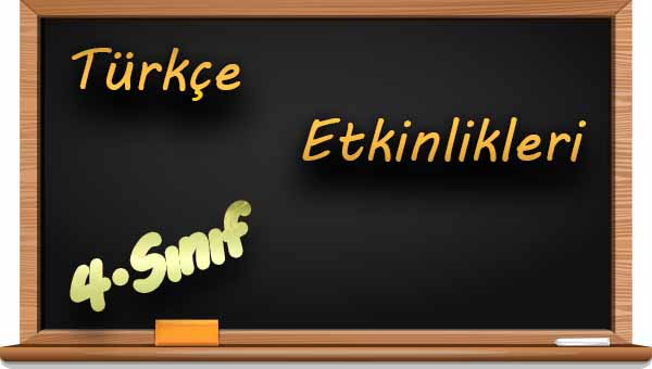 4.sınıf Türkçe Zıt anlamlı, Eş anlamlı ve Eş sesli Sözcükler Değerlendirmesi
