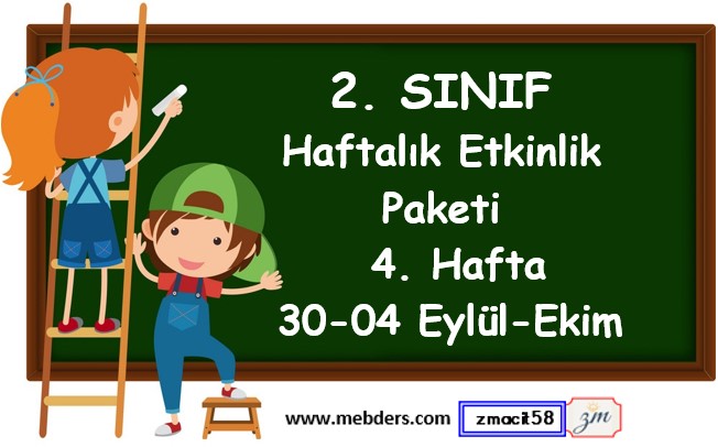 2. Sınıf 4. Hafta Etkinlik Paketi (30 - 04 Eylül-Ekim)