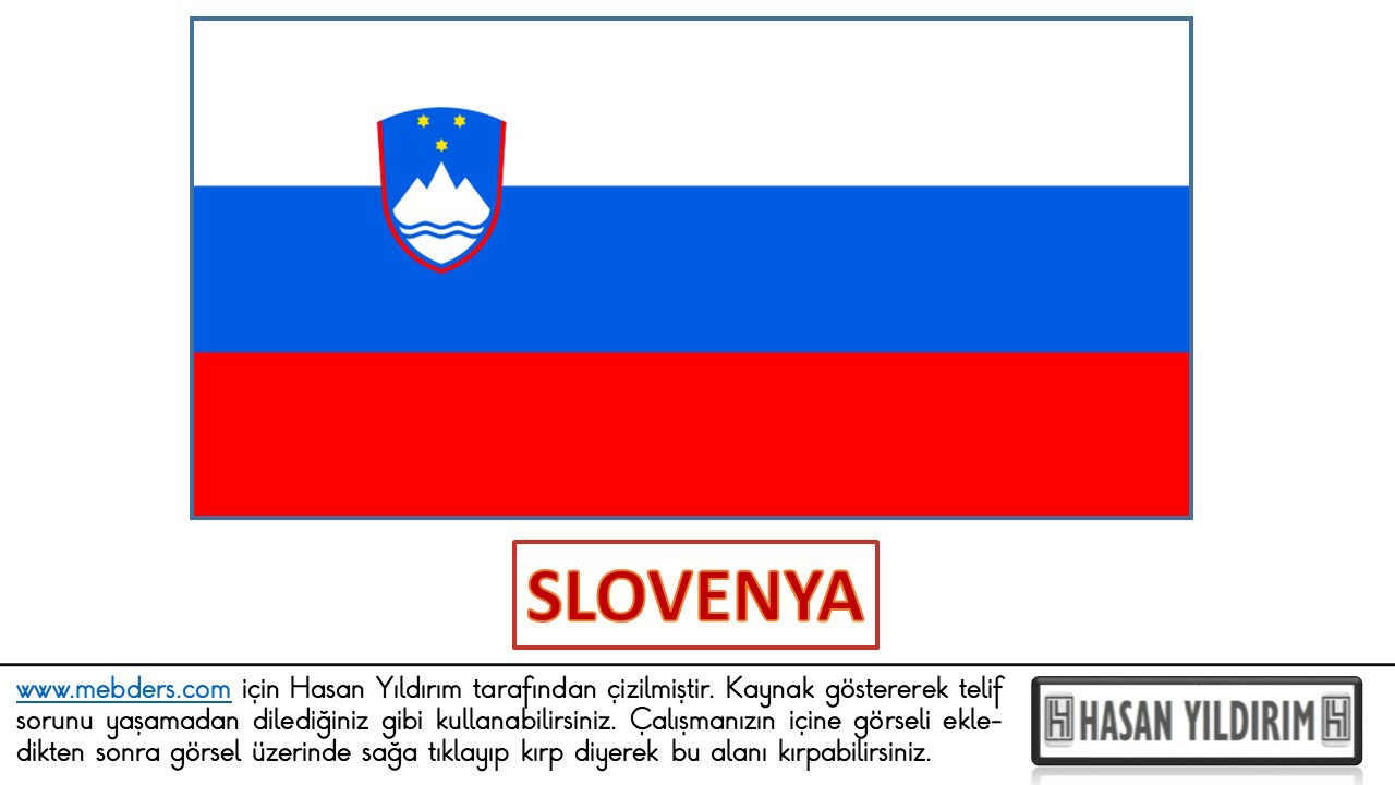 Slovenya Bayrağı PNG