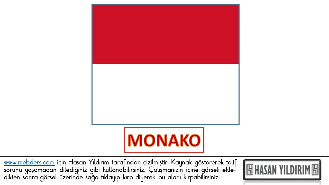 Monako Bayrağı PNG
