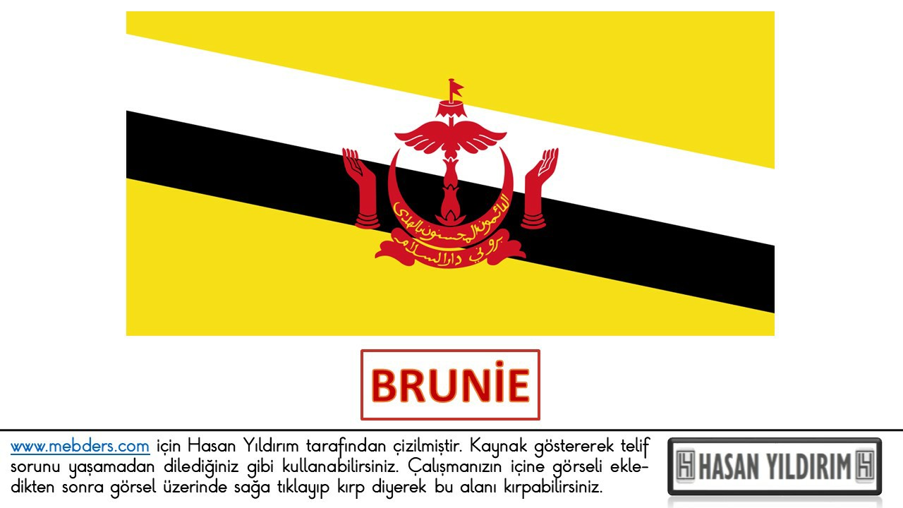 Brunie Bayrağı PNG