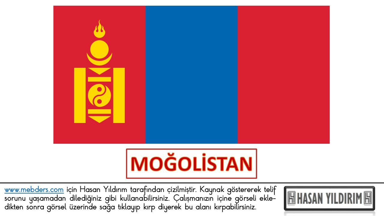 Moğolistan Bayrağı PNG