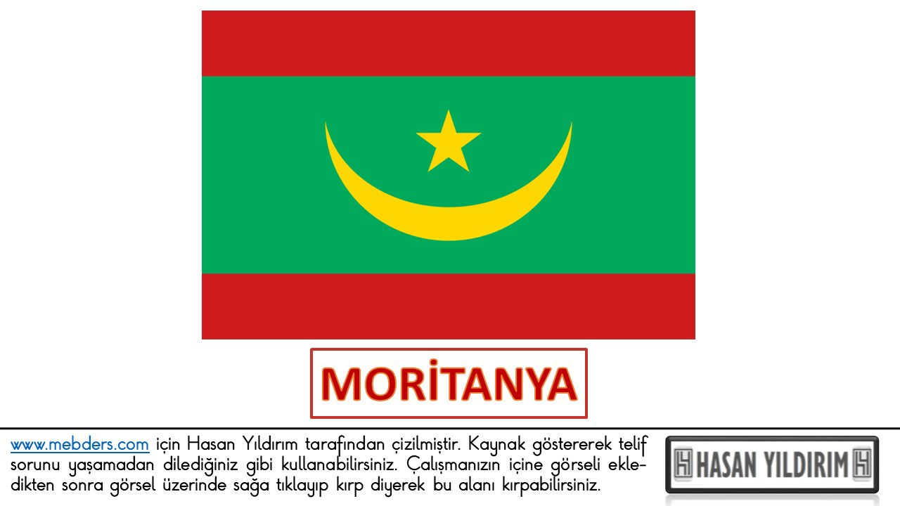 Moritanya Bayrağı PNG
