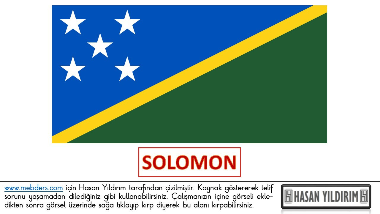 Solomon Bayrağı PNG