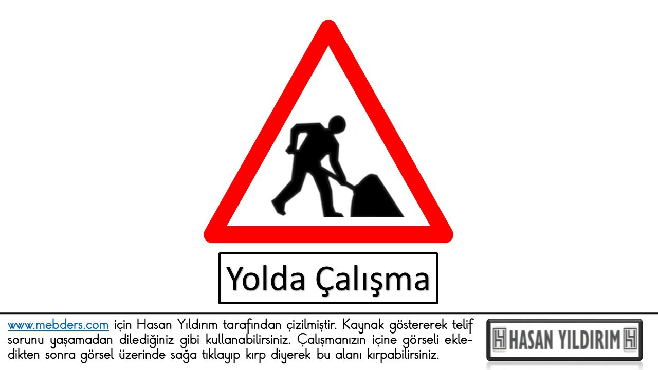 Yolda Çalışma PNG