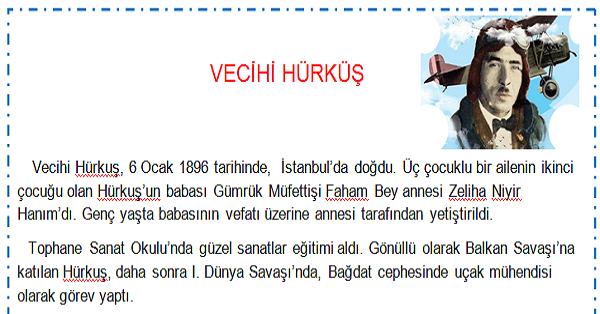 Vecihi Hürkuş Hayatı