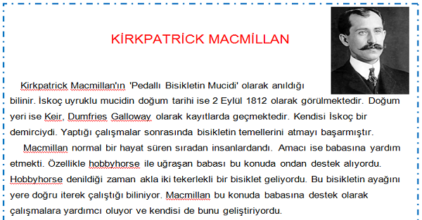 Kirkpatrick Macmillan Hayatı