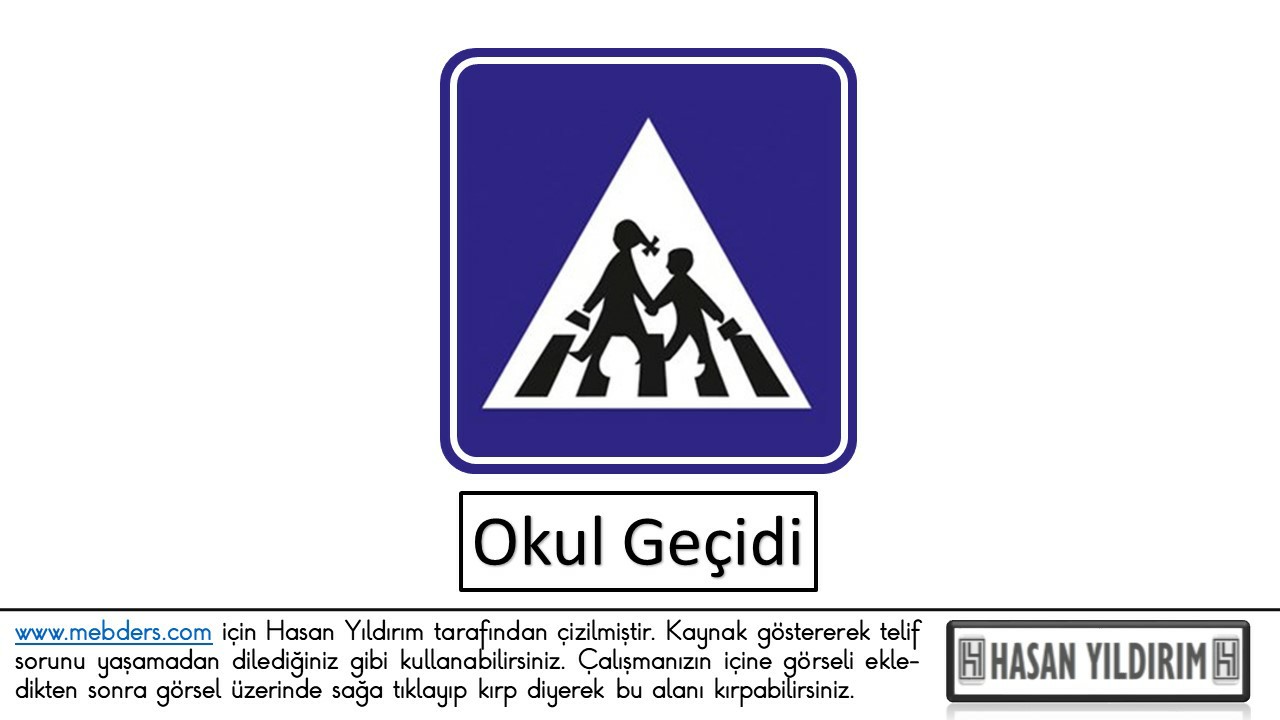 Okul Geçidi PNG