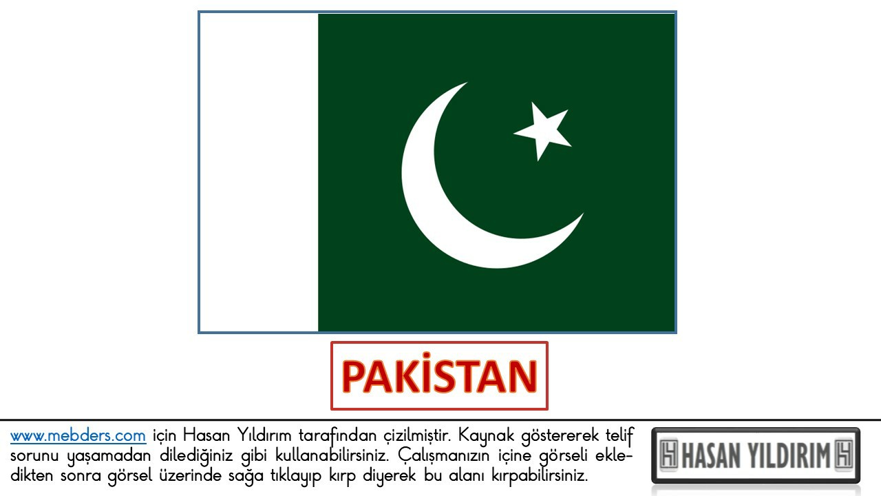 Pakistan Bayrağı PNG