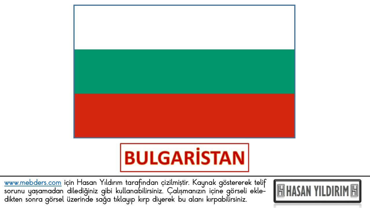 Bulgaristan Bayrağı PNG