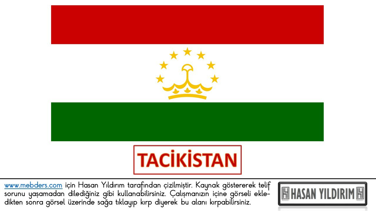 Tacikistan Bayrağı PNG