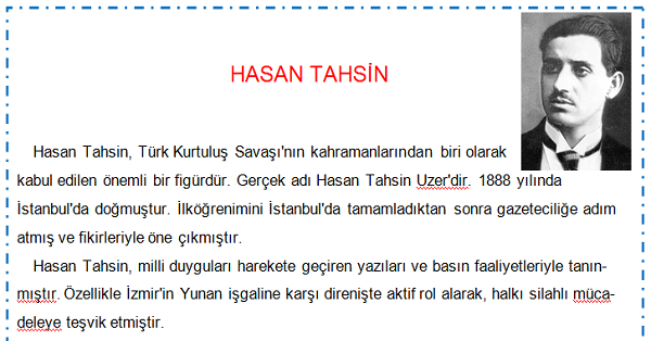 Hasan Tahsin Hayatı