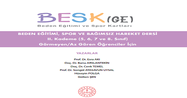 8. Sınıf Beden Eğitimi, Spor Bağımsız Hareket 2. Kademe Öğretmen Kitabı-MEB