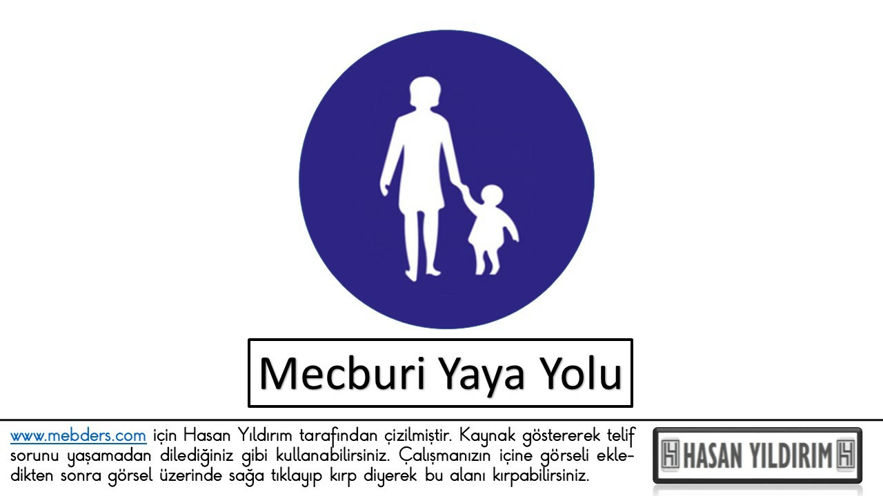 Mecburi Yaya Yolu PNG