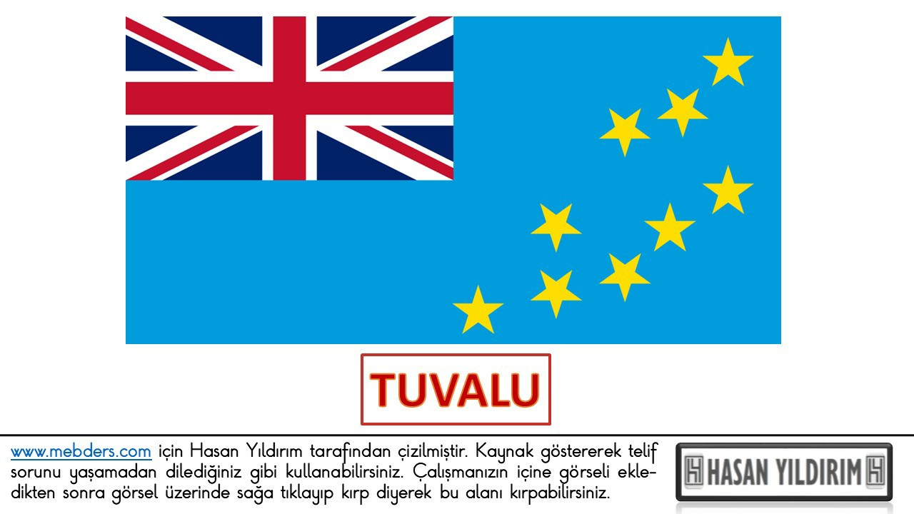 Tuvalu Bayrağı PNG