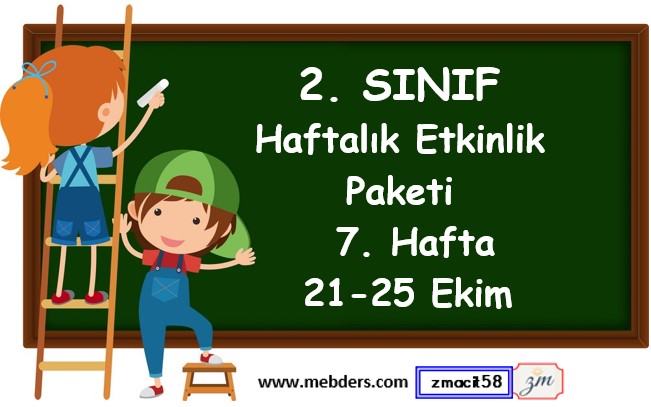 2. Sınıf 7. Hafta Etkinlik Paketi (21 - 25 Ekim)