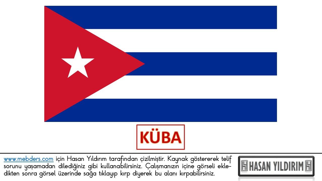 Küba Bayrağı PNG
