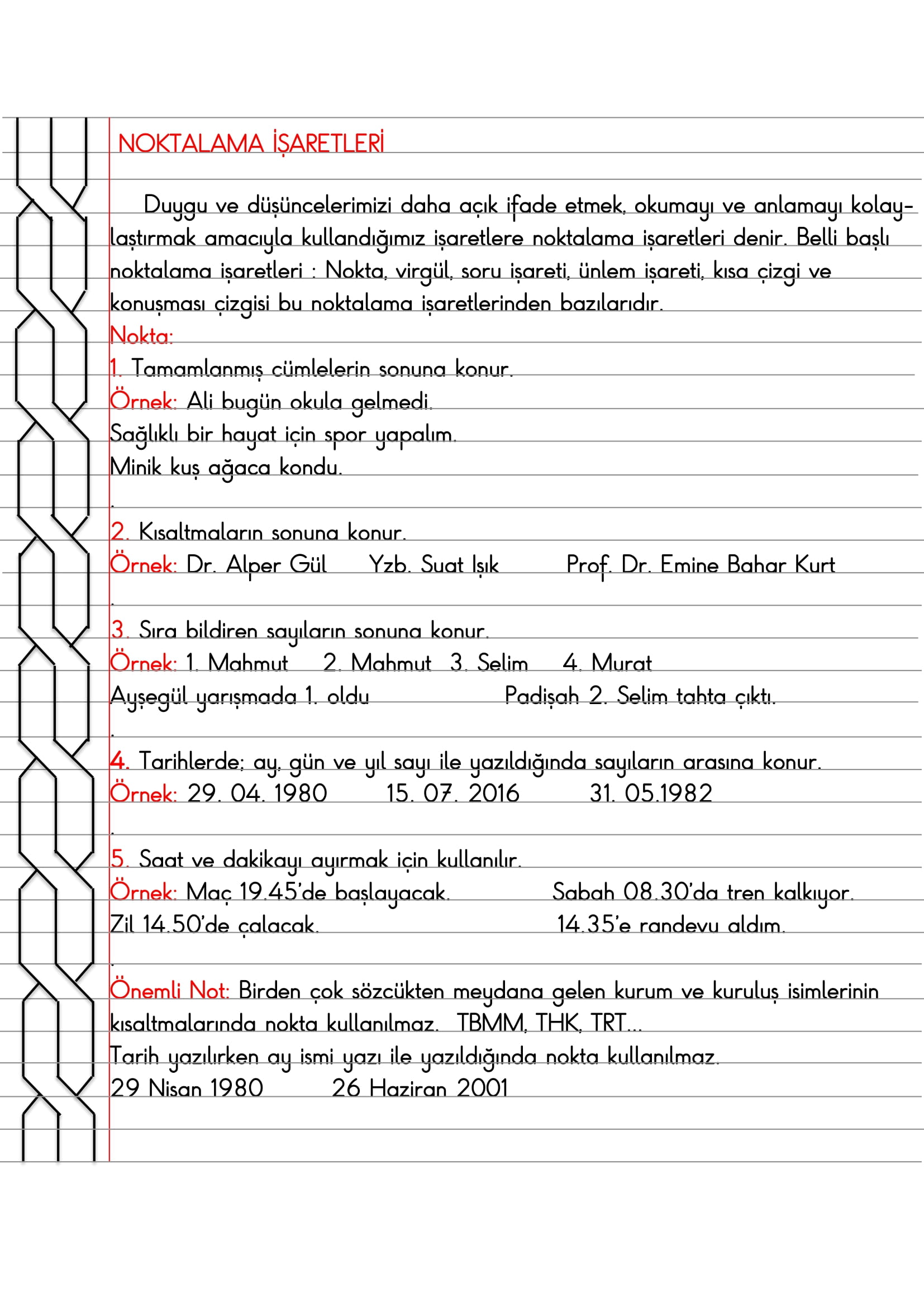 4.Sınıf - Türkçe Noktalama İşaretleri (Nokta) Konu Anlatımı