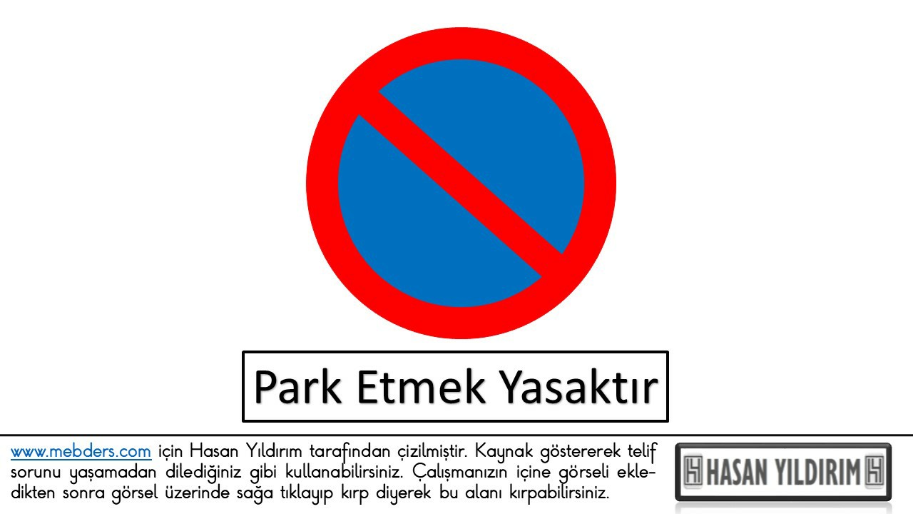 Park Etmek Yasaktır PNG