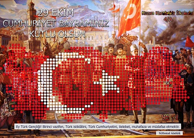 95.Yıl Cumhuriyet Panosu 50x70cm Poster 4