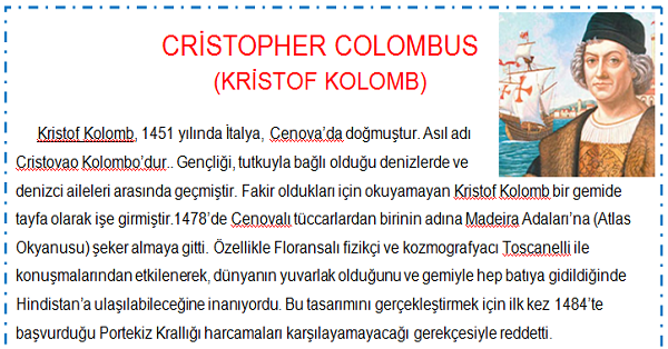 Cristopher Colombus (Kristof Kolomb) Hayatı