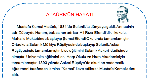 Atatürk'ün Hayatı