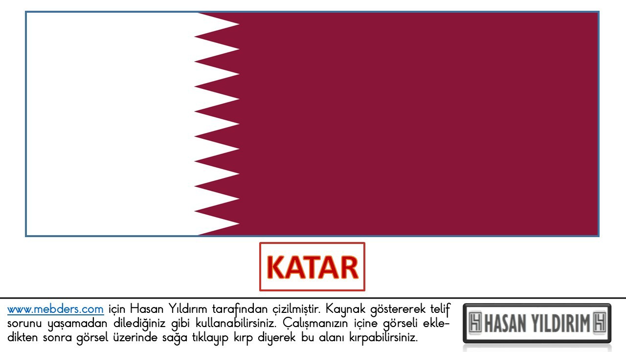 Katar Bayrağı PNG