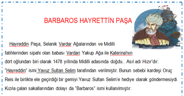 Barbaros Hayrettin Paşa Hayatı