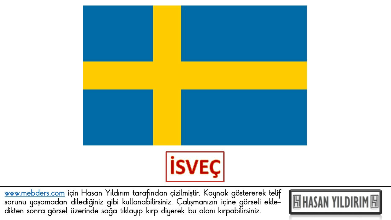 İsveç Bayrağı PNG