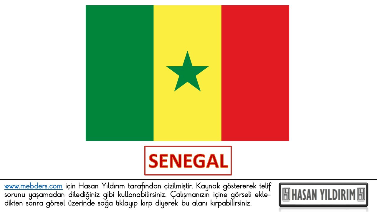 Senegal Bayrağı PNG