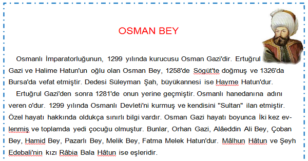 Osman Bey Hayatı